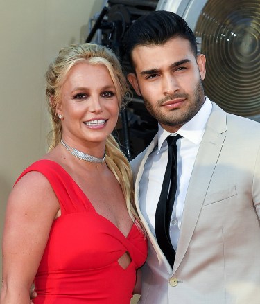 Britney Spears and Sam Asghari 'Once Upon a Time in Hollywood' Film Premiere, Arrivals, TCL Chinese Theatre, Los Ángeles, EE. UU. - 22 de julio de 2019