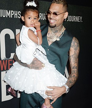 Chris Brown, daughter Royalty Brown