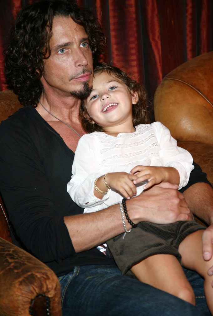 Chris Cornell & Daughter In 2008