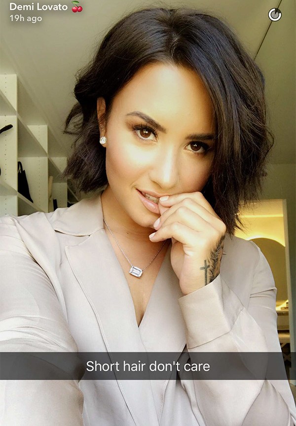 Demi Lovato Chops Off All Her Hair & Skips 2017 Met Gala: See Her New ...