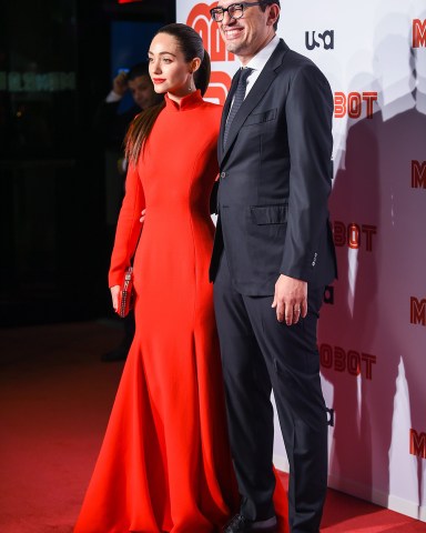 Emmy Rossum and Sam Esmail
'Mr. Robot' final season TV show premiere, Arrivals, Village East Cinema, New York, USA - 01 Oct 2019