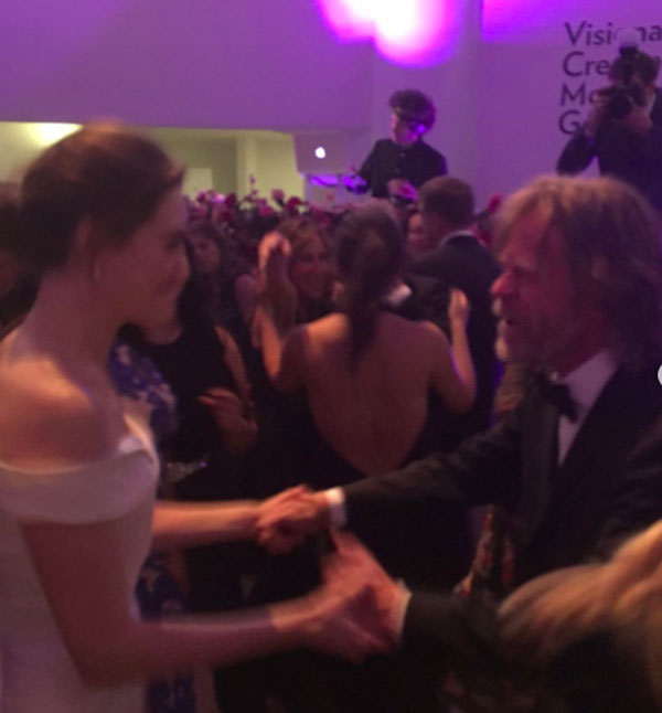 Emmy Rossum William H Macy S Wedding Dance See Shameless Stars Hollywood Life