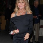 EXCLUSIVE: Actress Goldie Hawn is all smiles as she is spotted leaving Il Piccolino restaurant after attending a private party