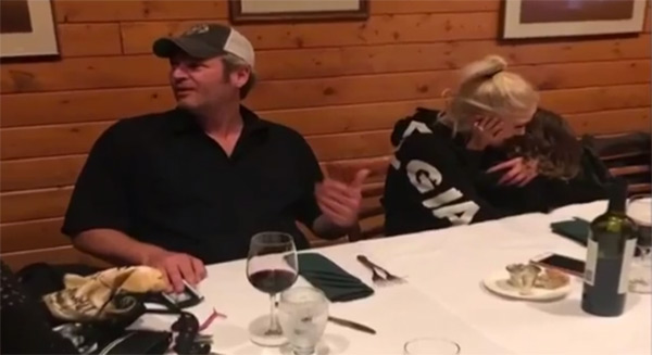 Blake Shelton and Gwen Stefani In Yosemite