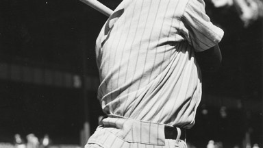 Joe DiMaggio Playing Baseball