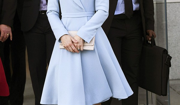 Kate Middleton Baby Blue Coat