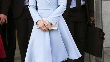 Kate Middleton Baby Blue Coat