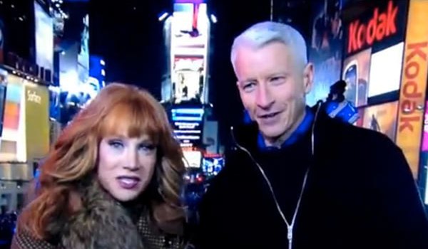 Kathy Griffin and Anderson Cooper