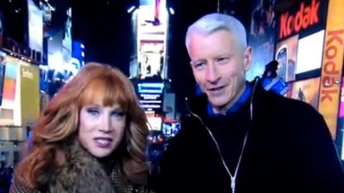 Kathy Griffin and Anderson Cooper