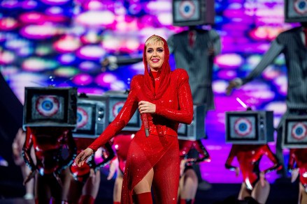 Katy Perry performs at Amalie Arena, in Tampa, Fla
Katy Perry in Concert - , FL, Tampa, USA - 15 Dec 2017