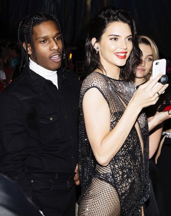 A$AP Rocky And Kendall Jenner At 2017 Met Gala