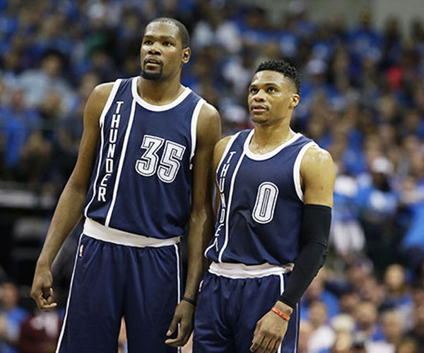 kevin durant and westbrook