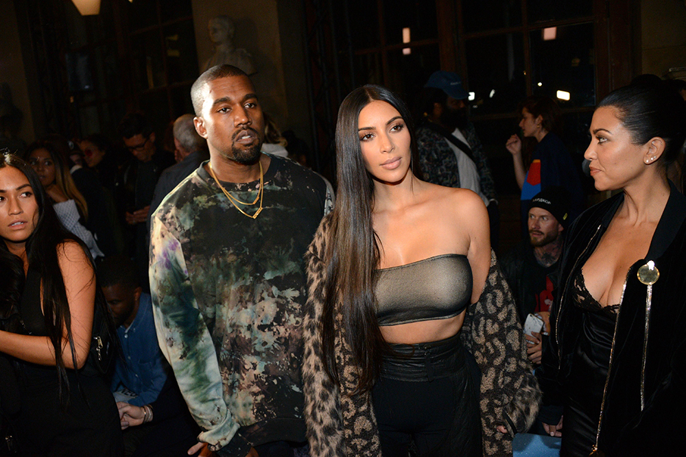 Kanye West, Kim Kardashian West
Off-White show, Front Row, Spring Summer 2017, Paris Fashion Week, France - 29 Sep 2016