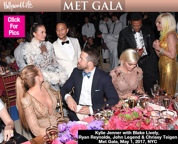 Blake Lively, Ryan Reynolds & Kylie Jenner At Met Gala