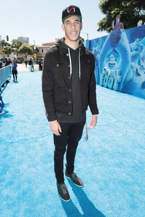 Lonzo Ball
Warner Bros. Pictures and Warner Animation Group present the world film premiere of 'Smallfoot' at Regency Village Theatre, Los Angeles, USA - 22 Sep 2018