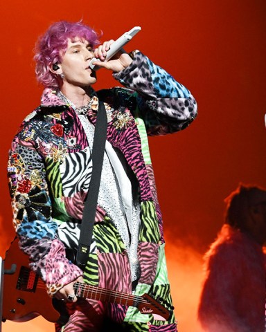 Machine Gun Kelly performs at Madison Square Garden during his Mainstream Sellout tour, in New York
NY Machine Gun Kelly In Concert, New York, United States - 28 Jun 2022