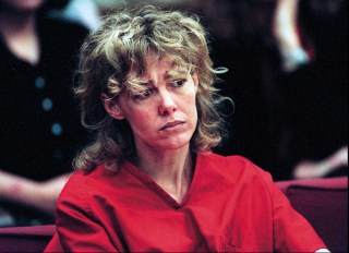 FILE - In this Feb. 6 1998, file photo Mary Kay LeTourneau listens to testimony during a court hearing in Seattle. Vili Fualaau who married his former sixth-grade teacher, LeTourneau, after she was jailed for raping him has filed for legal separation from her. King County court records show 33-year-old Fualaau asked the court for a legal separation from 55-year-old Letourneau on May 9, 2017. (AP Photo/Alan Berner, Pool. File)