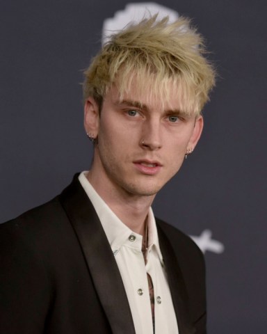 Machine Gun Kelly arrives at the InStyle and Warner Bros. Golden Globes afterparty at the Beverly Hilton Hotel, in Beverly Hills, Calif
77th Annual Golden Globe Awards - InStyle and Warner Bros. Afterparty, Beverly Hills, USA - 05 Jan 2020