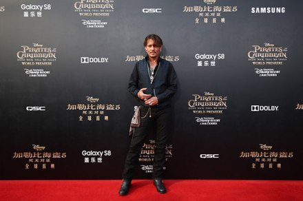 Johnny Depp At 'Pirates or the Caribbean: Dead Men Tell No Tales' World Premiere