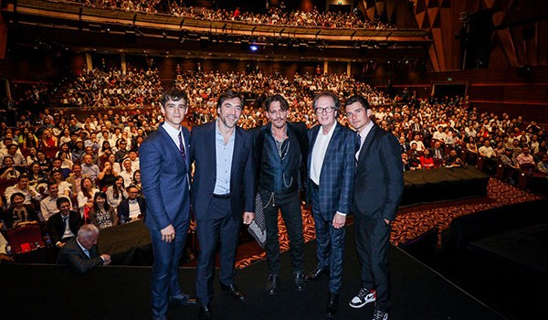 Johnny Depp, Orlando Bloom & Javier Bardem At 'Pirates or the Caribbean: Dead Men Tell No Tales' World Premiere