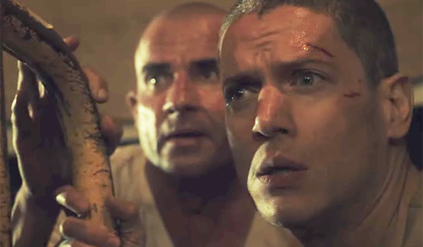 Wentworth Miller And Dominic Purcell On Prison Break