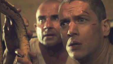 Wentworth Miller And Dominic Purcell On Prison Break