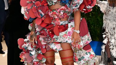 rihanna flower dress met gala