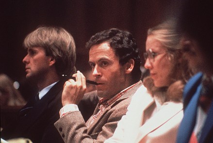 Ted (Theodore) Bundy, convicted murderer, shown in Miami courtroom during 1979
TED BUNDY -, MIAMI, USA