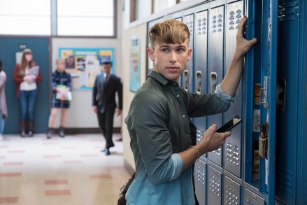 Editorial use only. No book cover usage.Mandatory Credit: Photo by David Moir/Netflix/Kobal/Shutterstock (9842403m)Tommy Dorfman as Ryan Shaver'13 Reasons Why' TV Show Season 2 - 2018