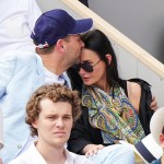 Demi Moore and boyfriend Daniel Humm are seen at Roland Garros on June 05, 2022 in Paris, France. 05 Jun 2022 Pictured: Demi Moore and Daniel Humm. Photo credit: KCS Presse / MEGA TheMegaAgency.com +1 888 505 6342 (Mega Agency TagID: MEGA865402_001.jpg) [Photo via Mega Agency]