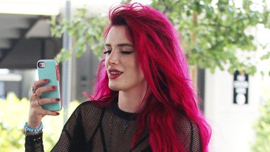 Bella Thorne Dyes Hair Hot Pink