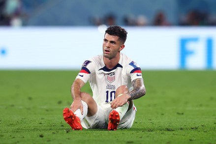 Christian Pulisic of the United States reacts during the 2022 FIFA World Cup Group B match at Ahmad bin Ali Stadium in Doha, Qatar, November 21, 2022.