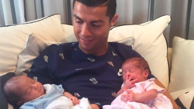 Cristiano Ronaldo and Twins