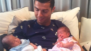 Cristiano Ronaldo and Twins