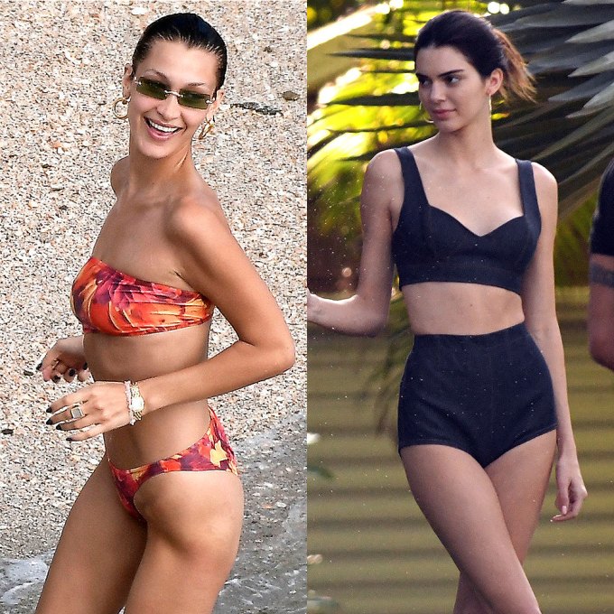 Jenner Vs. Hadid Sisters: Hottest Bikini Pics