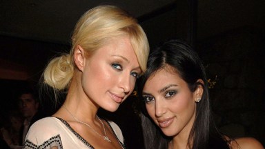 kim kardashian paris hilton old pic