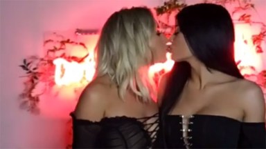 Kylie Jenner Kissing Stassie Karanikolaou