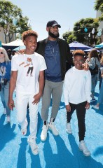 LeBron James Jr., LeBron James, Bryce Maximus James
Warner Bros. Pictures and Warner Animation Group present the world film premiere of 'Smallfoot' at Regency Village Theatre, Los Angeles, USA - 22 Sep 2018