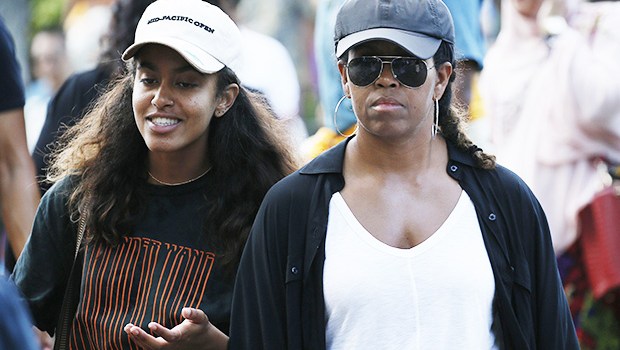 Former US First Lady Michelle Obama (R) and her daughter Malia Obama (L) visit the Tirta Empul Temple during a family holiday in Bali, Indonesia, 27 June 2017. The Obamas are in Bali as part of a ten-day family holiday in Indonesia.Former US president Barack Obama on holiday in Bali, Indonesia, Tampaksiring - 27 Jun 2017