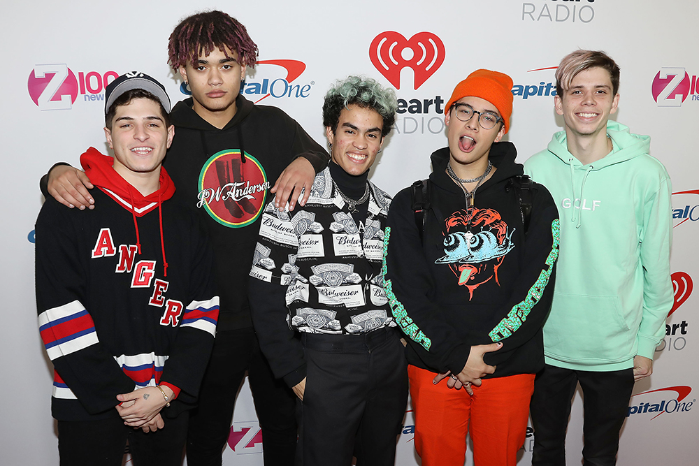 Brandon Arreaga, Edwin Honoret, Zion Kuwonu, Austin Porter, Nick Mara (PRETTYMUCH)
Z100's iHeart Radio Jingle Ball 2018 - Arrivals, New York, USA - 07 Dec 2018