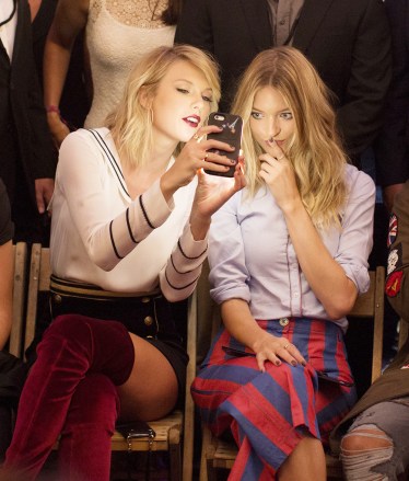 Taylor Swift and Martha Hunt in the front row
Tommy Hilfiger show, Spring Summer 2017, New York Fashion Week, USA - 09 Sep 2016