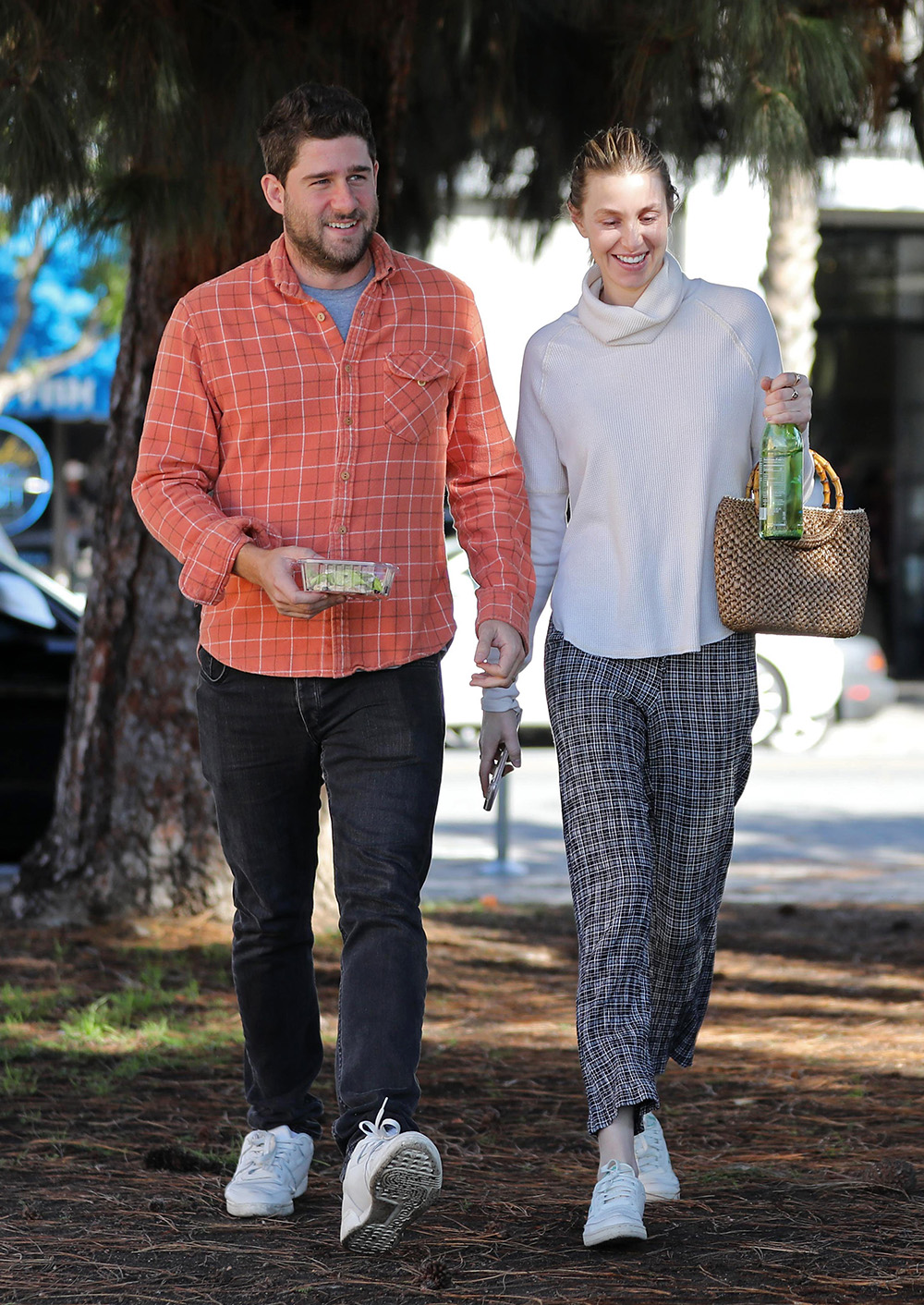 Whitney Port and her husband Tim Rosenman grab lunch to go at Joan's on Third in Studio City, CA