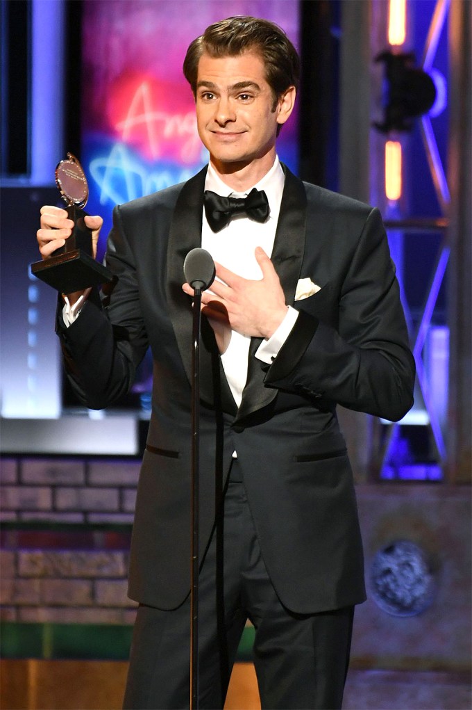 Andrew Garfield wins at the 72nd Annual Tony Awards