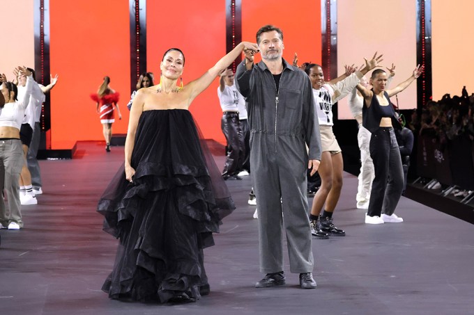 Nikolaj Coster-Waldau & His Wife At Paris Fashion Week