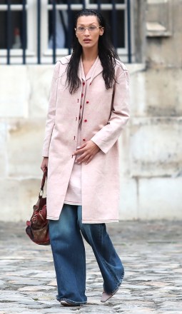 Bella Hadid smiles to the assemblage  arsenic  she is seen leaving the S/S 23 Victoria  Beckham manner  amusement   astatine  2022 Paris Fashion Week

Pictured: Bella Hadid
Ref: SPL5490067 300922 NON-EXCLUSIVE
Picture by: Pierre Teyssot / SplashNews.com

Splash News and Pictures
USA: +1 310-525-5808
London: +44 (0)20 8126 1009
Berlin: +49 175 3764 166
photodesk@splashnews.com

World Rights