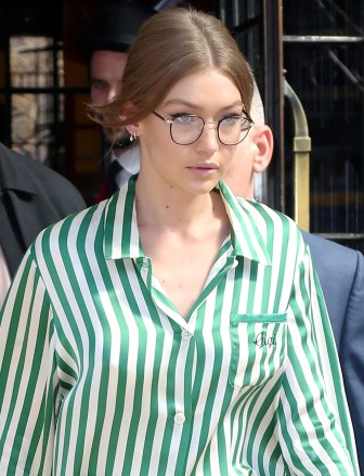 Gigi Hadid
Gigi Hadid out and about, New York, USA - 13 Apr 2017
Gigi Hadid leaving The Bowery Hotel in New York City