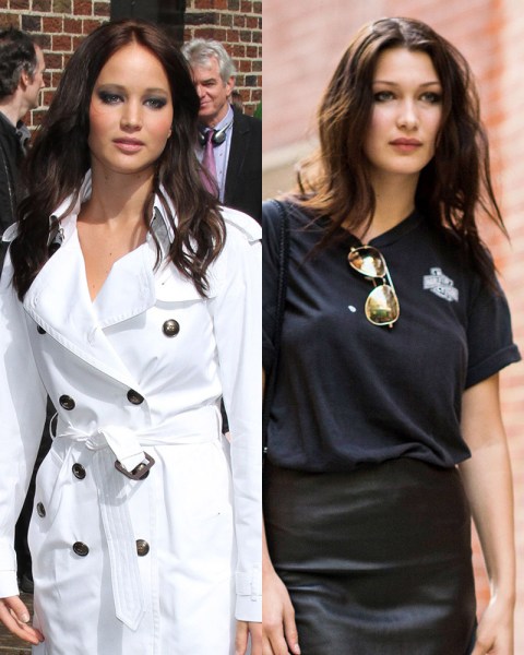 Bella Hadid & Jennifer Lawrence Look-Alike — See The Stars Twinning