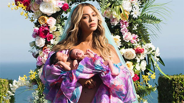 Beyonce with Sir Carter & Rumi