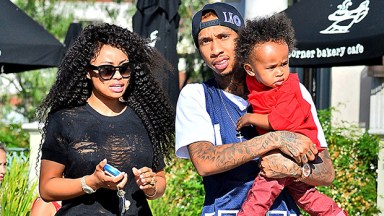 Tyga and Blac Chyna with their son King Cairo