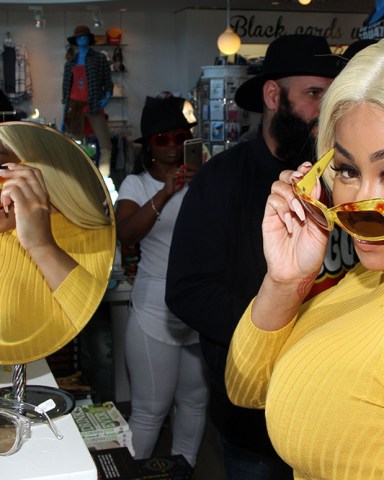 Blac Chyna seen at Launch of the New Amber Rose Eyewear Collection at Kitson-Melrose, in Los Angeles, CALaunch of the New Amber Rose Eyewear Collection, West Hollywood, USA